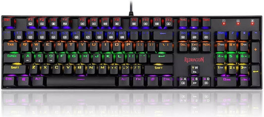 Keyboard Gaming Mechanical Redragon Vara K551 R RGB Wired (Red Switch) - King Tech