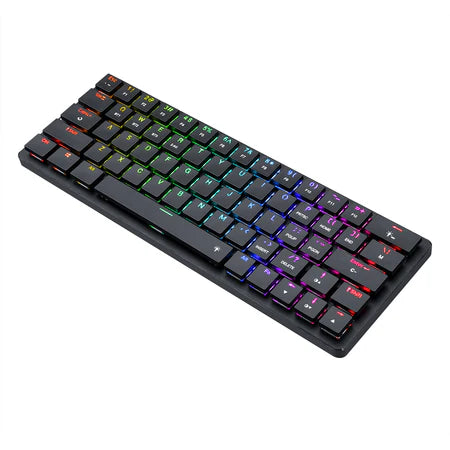 Keyboard Gaming Mechanical Redragon Yi Pro K624P 63-Key RGB Wireless Low Profile (Brown Switch) - King Tech