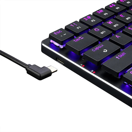 Keyboard Gaming Mechanical Redragon Yi Pro K624P 63-Key RGB Wireless Low Profile (Brown Switch) - King Tech