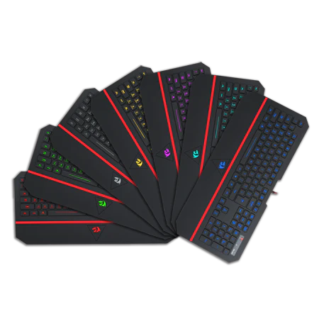 Keyboard Gaming Redragon K502 RGB Silent Wrist Rest - King Tech