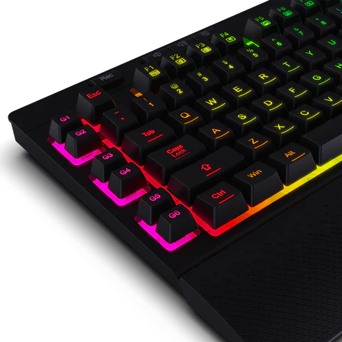Keyboard Gaming Redragon K512 Shiva RGB Membrane Macro Keys - King Tech