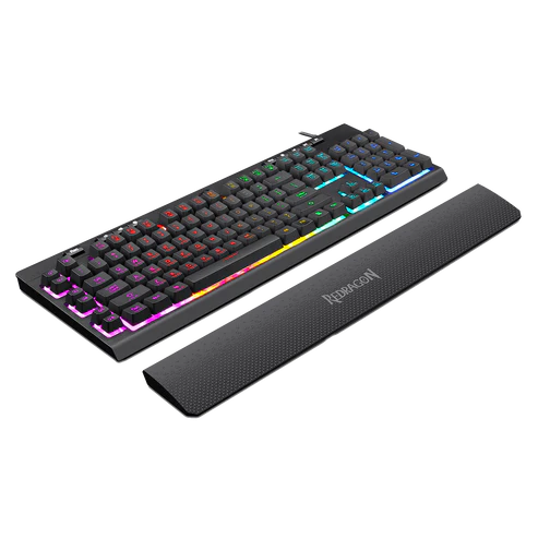 Keyboard Gaming Redragon K512 Shiva RGB Membrane Macro Keys - King Tech