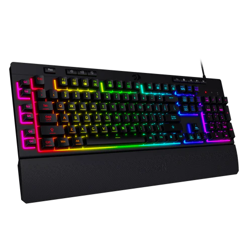 Keyboard Gaming Redragon K512 Shiva RGB Membrane Macro Keys - King Tech