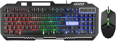 Keyboard & Mouse USB Gaming Lights Zero ZR-6806 - King Tech