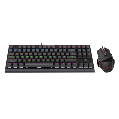 Keyboard & Mouse USB Gaming Redragon K568R Essentials - King Tech