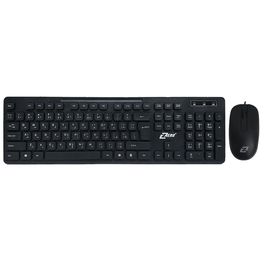 Keyboard & Mouse USB Zero ZR-4608 - King Tech