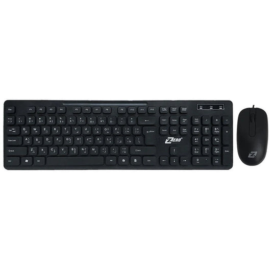 Keyboard & Mouse USB Zero ZR-4608 - King Tech