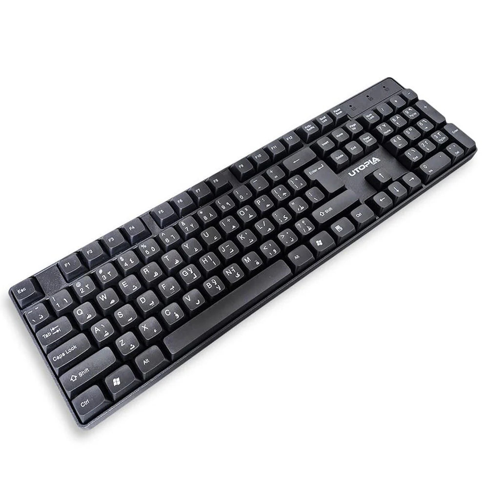 Keyboard Mouse Utopia U-200 Wireless - King Tech