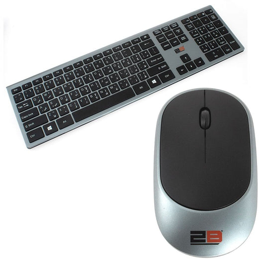 Keyboard + Mouse Wireless 2B KB306 - King Tech