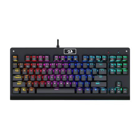 Keyboard Redragon K568 Gaming Mechanical Blue Switch TKL 87 Key Rainbow - King Tech