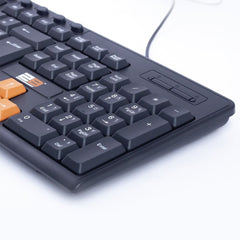 Keyboard USB 2B KB445 M M - King Tech
