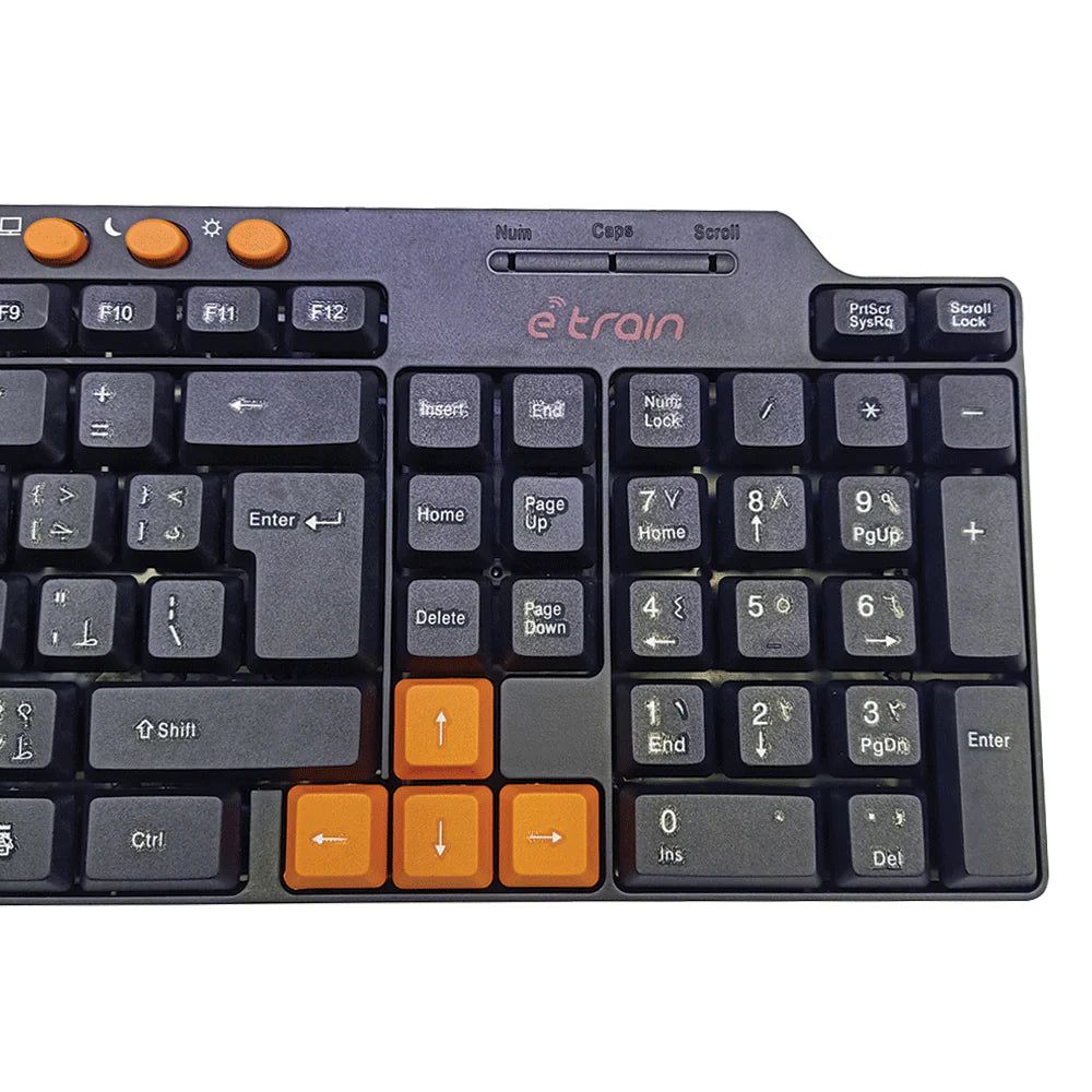 Keyboard USB Etrain KB012 M M - King Tech