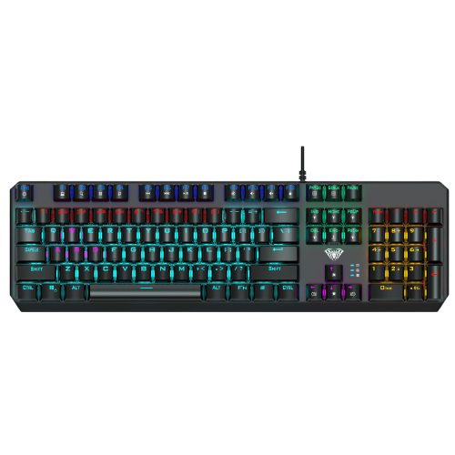 Keyboard USB Gaming Aula Mechanical S2066 Black - King Tech