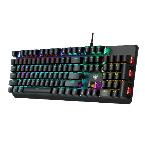 Keyboard USB Gaming Aula Mechanical S2066 Black - King Tech