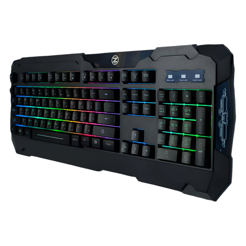Keyboard USB Gaming RGB Technozone Techno Zone E-9 - King Tech