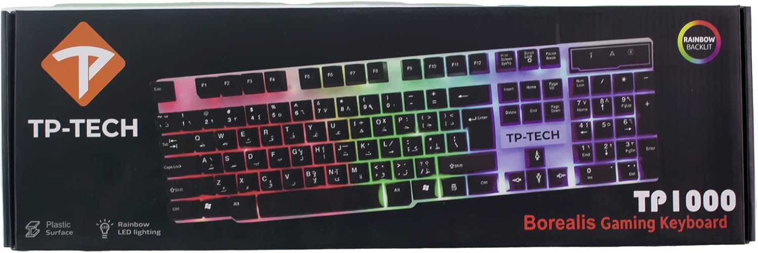 Keyboard USB Gaming TP-Tech TP-1000 - King Tech