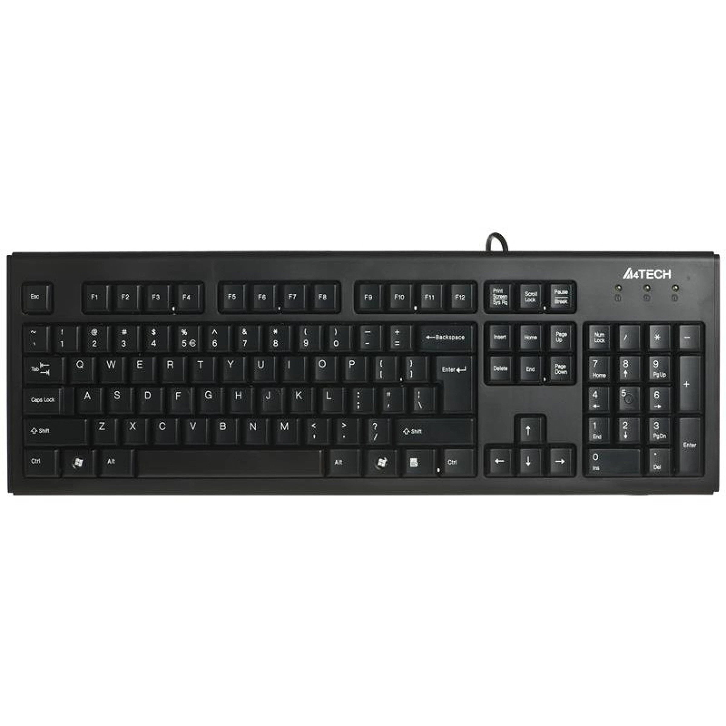 Keyboard USB Normal A4Tech R-98 Comfort Key - King Tech