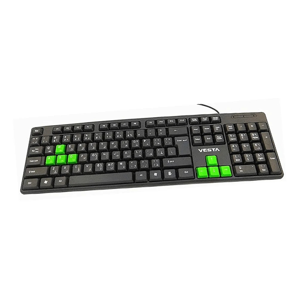 Keyboard USB Normal Vesta 47021 - King Tech