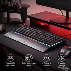 Keyboard Wired Gaming Redragon Shiva K515RGB Membrane RGB Macro Keys
