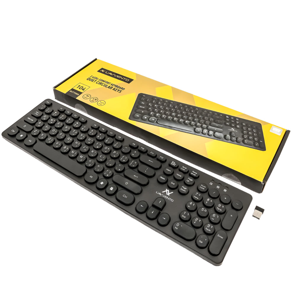 Keyboard Wireless Lavvento KB206 - King Tech