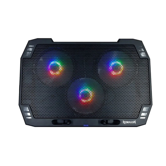 Laptop Cooler Redragon Ingrid GCP511 RGB up to 17" 3-Fan - King Tech