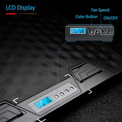 Laptop Cooling Fan Gigamax GM2040 6-Fan Adjustable Stand