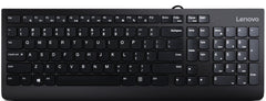 Lenovo 300 Wired USB Keyboard and Mouse Combo - Arabic | Spill Resistant - 1600 DPI Mouse - Black