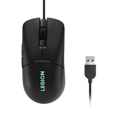 Lenovo Legion M300s RGB Gaming Mouse - Shadow Black | 8000 DPI - Ultra-Light 57g - NVIDIA Reflex - 16.8M RGB