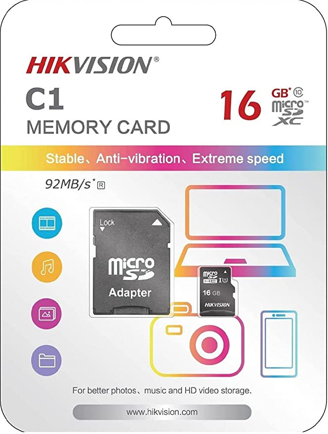 Memory Card Hikvision 16GB C1 - King Tech