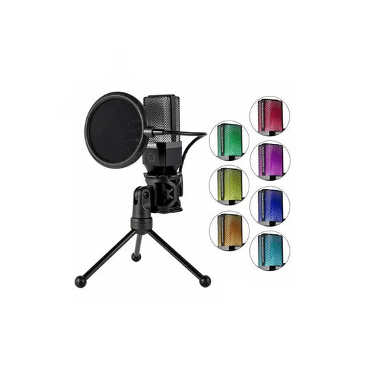 Microphone Streaming Redragon Adne GM212 RGB Pop Filter (Type-C) - King Tech