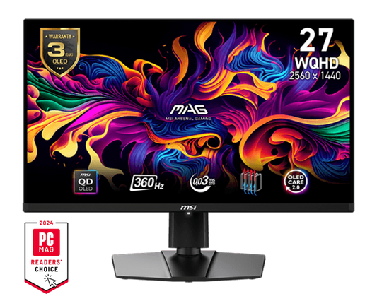 Monitor MSI MAG 271QPX QD-OLED E2 27 inches QHD 360Hz