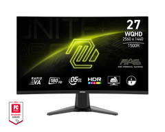 Monitor MSI MAG 27CQ6F 27 inches VA Curved QHD 180Hz