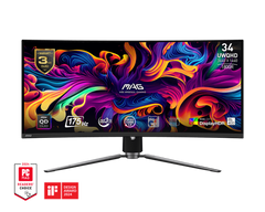 Monitor MSI MAG 341CQP QD-OLED 34 inches Ultrawide UWQHD 175Hz