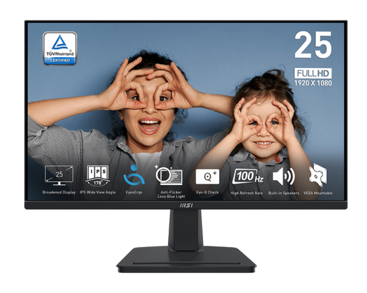 Monitor MSI PRO MP251 24.5 inches IPS FHD 100Hz