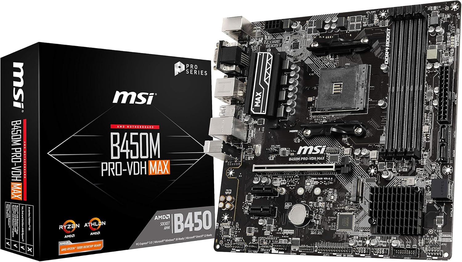 Motherboard MSI AMD B450M Pro-VDH Max - King Tech