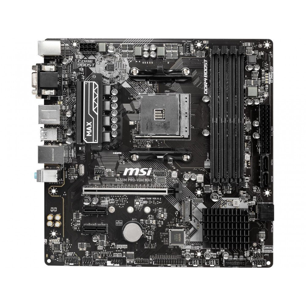 Motherboard MSI AMD B450M Pro-VDH Max - King Tech