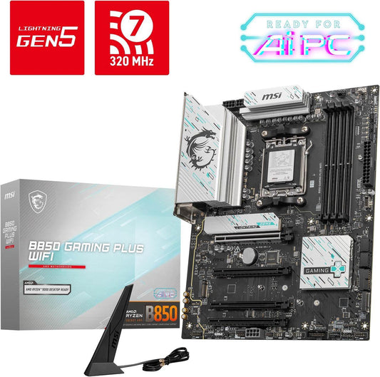 اللوحة الأم MSI B850 GAMING PLUS WIFI AM5 ATX