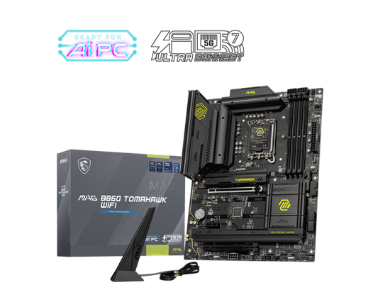 لوحة أم MSI MAG B860 TOMAHAWK WIFI LGA1851 ATX