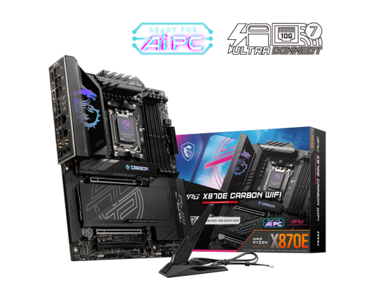 اللوحة الأم MSI MPG X870E CARBON WIFI AM5 E-ATX