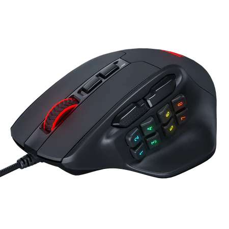 Mouse Gaming Redragon Aatrox M811 MMO RGB Wired - King Tech