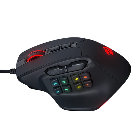 Mouse Gaming Redragon Aatrox M811 MMO RGB Wired - King Tech