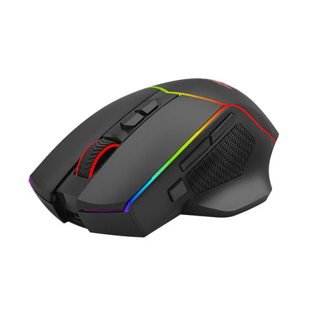 Mouse Gaming Redragon Axe Pro M814RGB-PRO Tri-Mode Wireless RGB 8000 DPI - King Tech