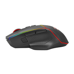 Mouse Gaming Redragon Axe Pro M814RGB-PRO Tri-Mode Wireless RGB 8000 DPI - King Tech