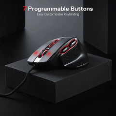 Mouse Gaming Redragon Bullseye M806 RGB Wired - King Tech
