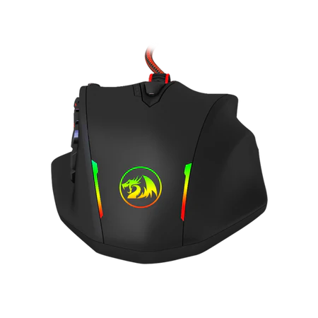 Mouse Gaming Redragon Impact M908 MMO Laser 12400 DPI RGB - King Tech