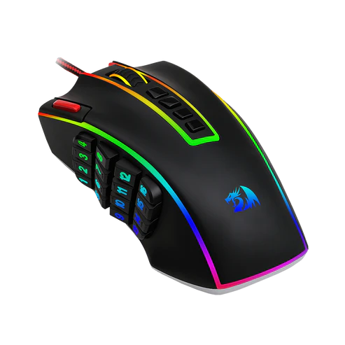 Mouse Gaming Redragon Legend M990 Laser 24000 DPI MMO - King Tech