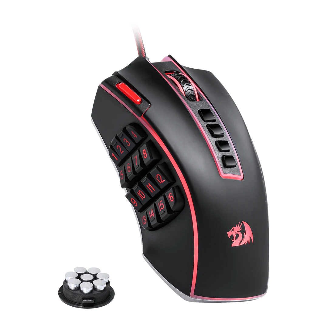 Mouse Gaming Redragon Legend M990 Laser 24000 DPI MMO - King Tech