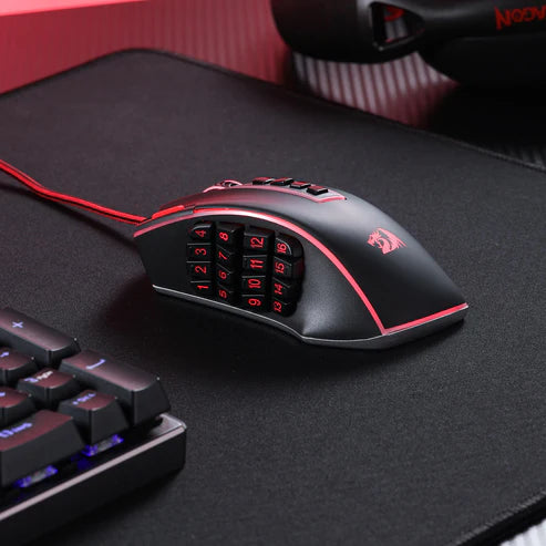 Mouse Gaming Redragon Legend M990 Laser 24000 DPI MMO - King Tech