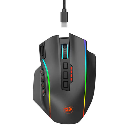 Mouse Gaming Redragon Perdition Elite M901P-KS Wireless MMO - King Tech