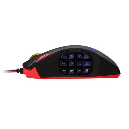 Mouse Gaming Redragon Perdition M901-1 MMO RGB Wired 24000 DPI - King Tech